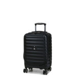 Valise cabine rigide delsey shadow 5. 0 - 55x35x25 cm - poche noir