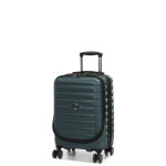 Valise cabine rigide delsey shadow 5. 0 - 55x35x25 cm - poche vert