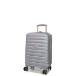 Valise cabine rigide delsey shadow 5. 0 - 55x35x25 cm platine gris