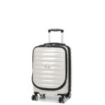 Valise cabine rigide delsey shadow 5. 0 - 55x35x25 cm - poche ivoire blanc