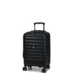 Valise cabine rigide delsey shadow 5. 0 - 55x35x25 cm - poche noir