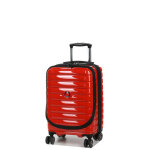 Valise cabine rigide delsey shadow 5. 0 - 55x35x25 cm - poche rouge intense