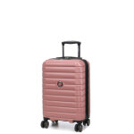 Valise cabine rigide delsey shadow 5. 0 - 55x35x25 cm rose cendre