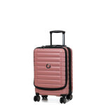 Valise cabine rigide delsey shadow 5. 0 - 55x35x25 poche rose cendre
