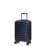 Valise cabine rigide delsey shadow 5. 0 slim 55x40x20 cm bleu marine