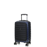 Valise cabine rigide delsey shadow 5. 0 soft 55 cm poche bleu marine