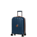 Valise cabine rigide delsey carrousel slim 55x40x20 cm bleu marine