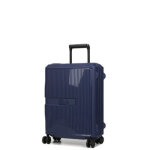 Valise cabine rigide delsey x benetton color block 55 cm bleu marine