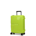 Valise cabine rigide delsey x benetton color block 55 cm citron vert