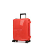 Valise cabine rigide delsey x benetton color block 55 cm rouge