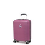 Valise cabine rigide delsey x benetton ucb hard slim 55 cm rose