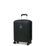 Valise cabine rigide delsey x benetton ucb hard slim 55 cm noir