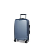 Valise cabine rigide elite pure mate s 55x35x20 cm bleu ardoise