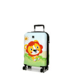 Valise cabine rigide extensible 4 roues airtex lionceau 55 cm bleu