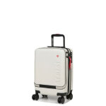 Valise cabine rigide extensible a�rial classic 3 55x35x20 cm poche frontale beige