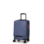 Valise cabine rigide extensible a�rial classic 3 55x35x20 cm poche frontale bleu marine