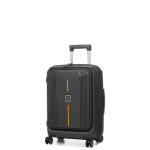 Valise cabine rigide extensible airtex aquila 55 cm - poche gris