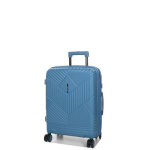 Valise cabine rigide extensible airtex blnos 54 cm bleu clair