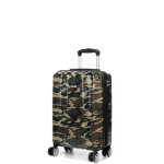 Valise cabine rigide extensible airtex camo 55 x 35 x 20 cm vert