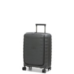 Valise cabine rigide extensible airtex canopus 54 cm - poche gris solde