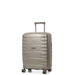 Valise cabine rigide extensible airtex canopus 55 cm champagne beige