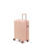 Valise cabine rigide extensible airtex nekkar 55 cm saumon rose