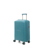 Valise cabine rigide extensible airtex nekkar 55 cm turquoise bleu