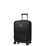 Valise cabine rigide extensible bric's taormina s 55 cm - poche noir