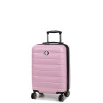 Valise cabine rigide extensible delsey air armour 55 cm pivoine rose