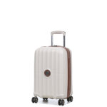 Valise cabine rigide extensible delsey carrousel 2 - 55 cm off white blanc