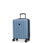 Valise cabine rigide extensible delsey longitude slim 55 cm bleu