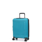 Valise cabine rigide extensible delsey lutece se slim 54 cm bleu paon Valise cabine rigide extensible delsey lutece se slim 54 cm bleu paon