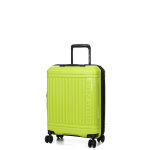 Valise cabine rigide extensible delsey lutece se slim 55 cm citron vert