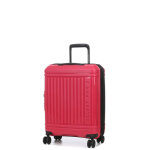 Valise cabine rigide extensible delsey lutece se slim 55 cm magenta rose