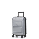Valise cabine rigide extensible delsey rempart 2. 0 - 55 cm argent gris