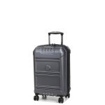 Valise cabine rigide extensible delsey rempart 55x35x25 cm anthracite noir