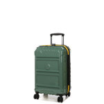 Valise cabine rigide extensible delsey rempart 55x35x25 cm army vert