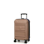 Valise cabine rigide extensible delsey rempart 55x35x25 cm beige