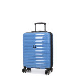 Valise cabine extensible delsey shadow 5. 0 slim 55x40x20 cm marina bleu