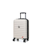 Valise cabine rigide extensible delsey x air france elegance 55 cm ivoire blanc