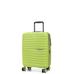 Valise cabine rigide extensible design jump xwave 55x40x20 cm citron vert jaune