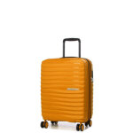 Valise cabine rigide extensible design jump xwave 55x40x20 cm jaune