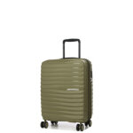 Valise cabine rigide extensible design jump xwave 55x40x20 cm olive vert