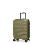 Valise cabine rigide extensible design jump xwave 55x40x20 cm olive vert