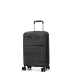 Valise cabine rigide extensible gladiator bionic xs 55 cm black noir