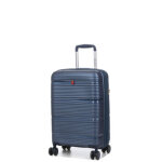 Valise cabine rigide extensible gladiator bionic xs 55 cm blue bleu