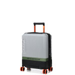 Valise cabine rigide extensible jeep jh001a s slim 55 cm argent gris