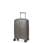 Valise cabine rigide extensible jump eva� 55 x 35 x 20 cm champagne beige