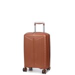 Valise cabine rigide extensible jump eva� 55 x 35 x 20 cm cuivre orange
