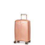 Valise cabine rigide extensible jump eva 55 x 35 x 20 cm rose ple